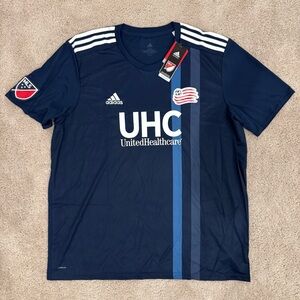 New England Revolution Adidas Soccer Jersey Men Sz 2XL NEW
